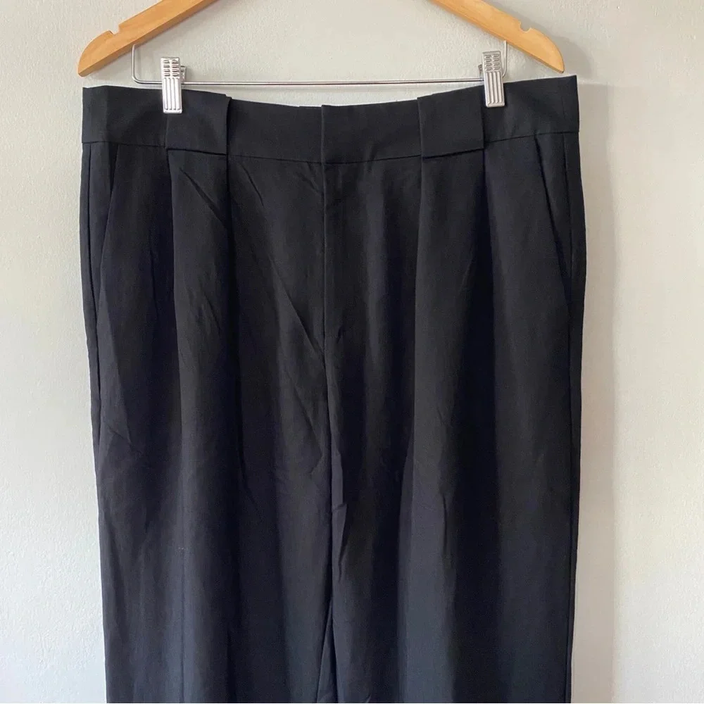 Proenza Schoeler White Label High-Rise Straight Trousers in Black Size 12 - Picture 11 of 13